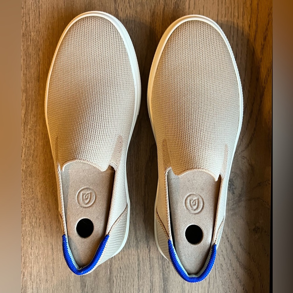 Rothy’s The City Slip On Sneaker - Wheat size 8 NIB